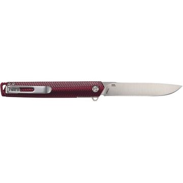Складной нож CRKT K820BXP Stylus Maroon c клинком из стали Sandvik™ 12С27, рукоять Stainless Steel