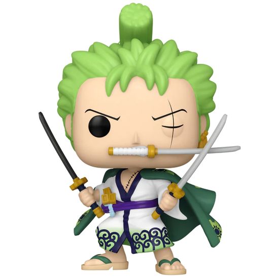 Фигурка Funko POP! Animation One Piece Roronoa Zoro (GW) (Exc) (923) 82164 / Фигурка Фанко ПОП! по мотивам аниме "Ван Пис", Ророноа Зоро