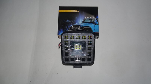 Фара светодиодная дополнительная 23 LED 69W 10-30V (квадрат) 84*84*20 ближний (GrandeLight)