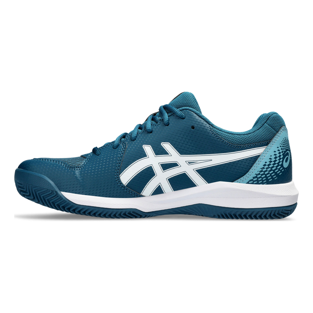 Мужские теннисные кроссовки ASICS Gel-Dedicate 8 Clay Court Shoe Men - Petrol, White
