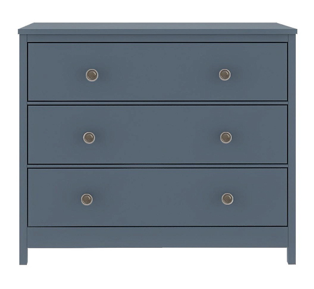 Комод Lillaland Wood Anna 3 ящика серый