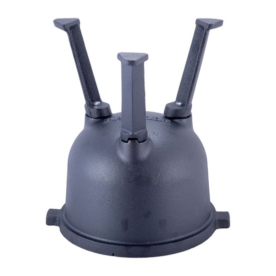 Котелок чугунный 7 л. на ножках с крышкой и креплениями Kamille KM-4801V