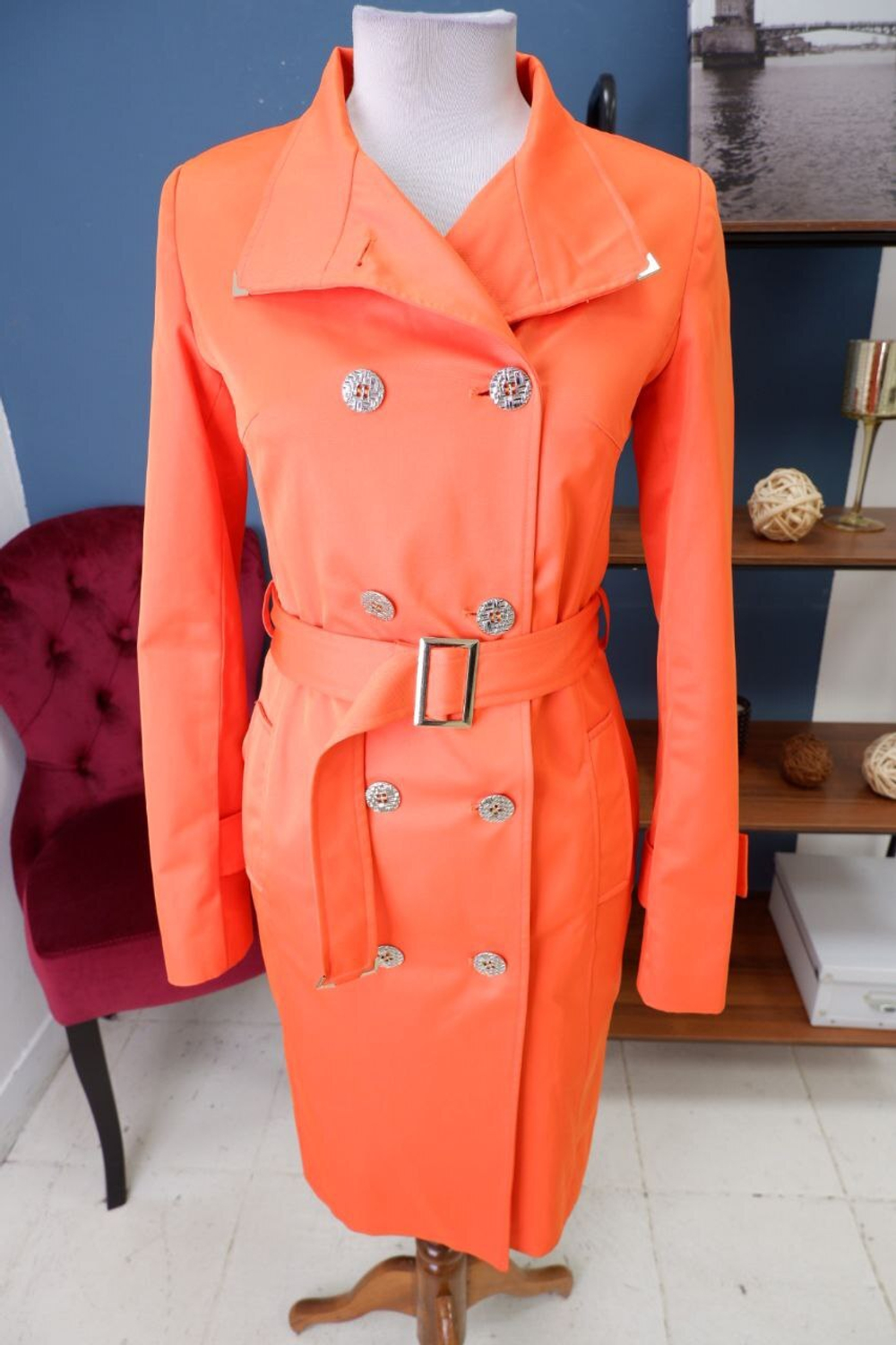 Пальто Acasta яркое 44 размер