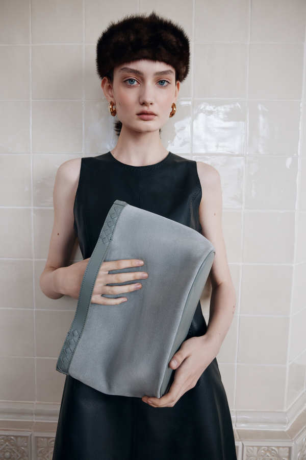 Сумка-тоут SIENA серого цвета