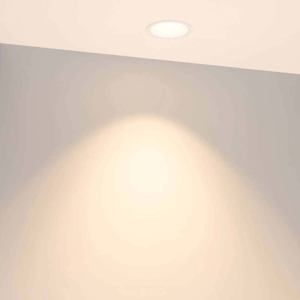 Светильник MS-ARADO-BUILT-R75-12W Warm3000 (WH-WH, 55 deg, 230V) (Arlight, IP20 Металл, 5 лет) 059108