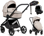 Детская коляска Tutis Mio 3 Plus Essential New 4 в 1 с автокреслом Elo Lux EduSky Black и базой 1622611 Moon Rock