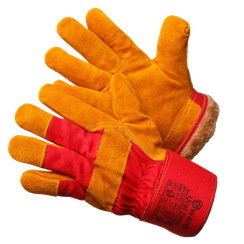 Перчатки Gward Ural Zima утепленные из спилка оранжевого цвета