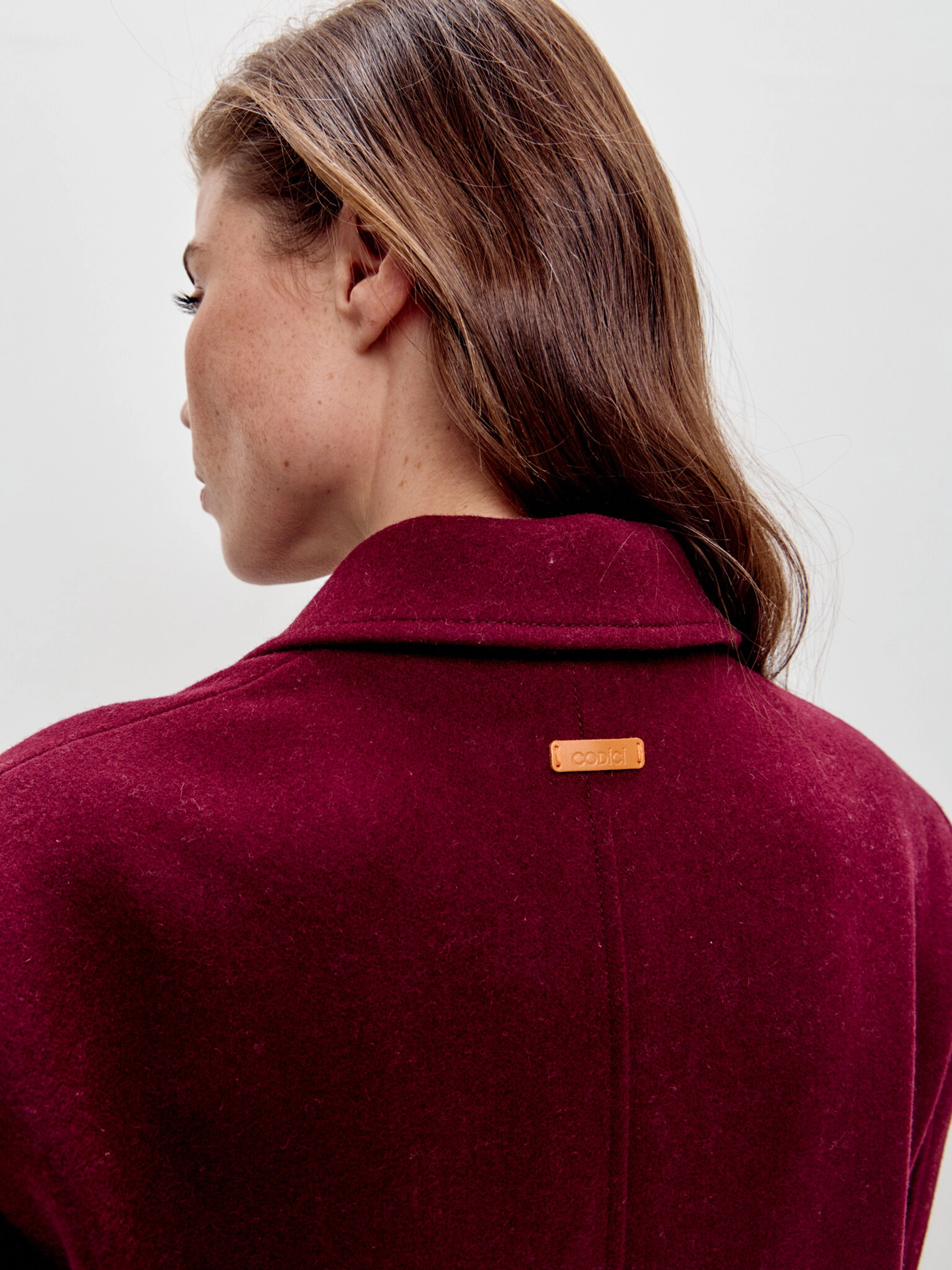 Жакет-пальто из шерсти