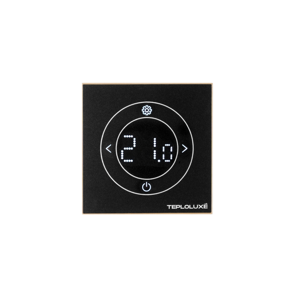 Терморегулятор электронный Теплолюкс Solus Zen Wi-Fi черный/золото