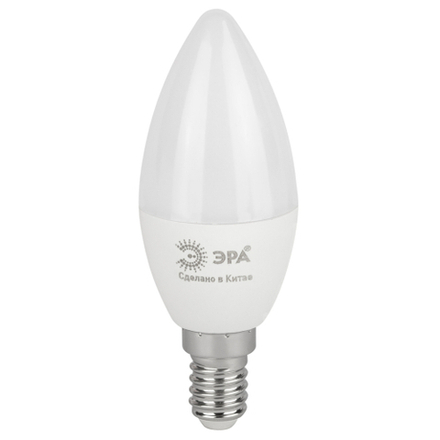 Лампа светодиодная ЭРА RED LINE LED B35-15W-865-E14 R 15Вт свеча на ветру холодный дневной свет Е14