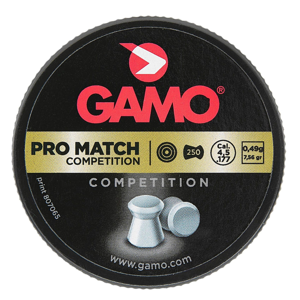 Пуля пневм. 4,5 Gamo Pro-Match 0,49г, 250шт/бан