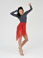 Боди для танцев с принтом