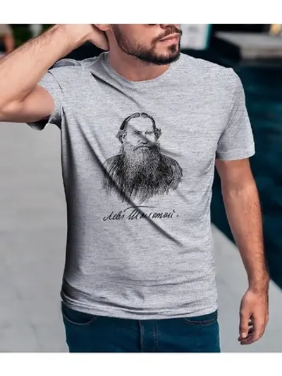 Футболка базовая с Толстым