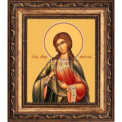 Анатолия Римская мученица. Икона на холсте.