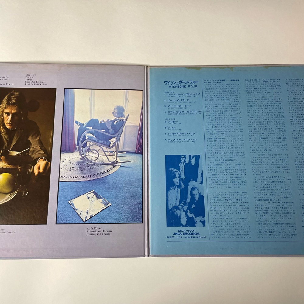 Винтажная виниловая пластинка LP Wishbone Ash Wishbone Four (Japan 1973) (No Obi) So Many Things To Say