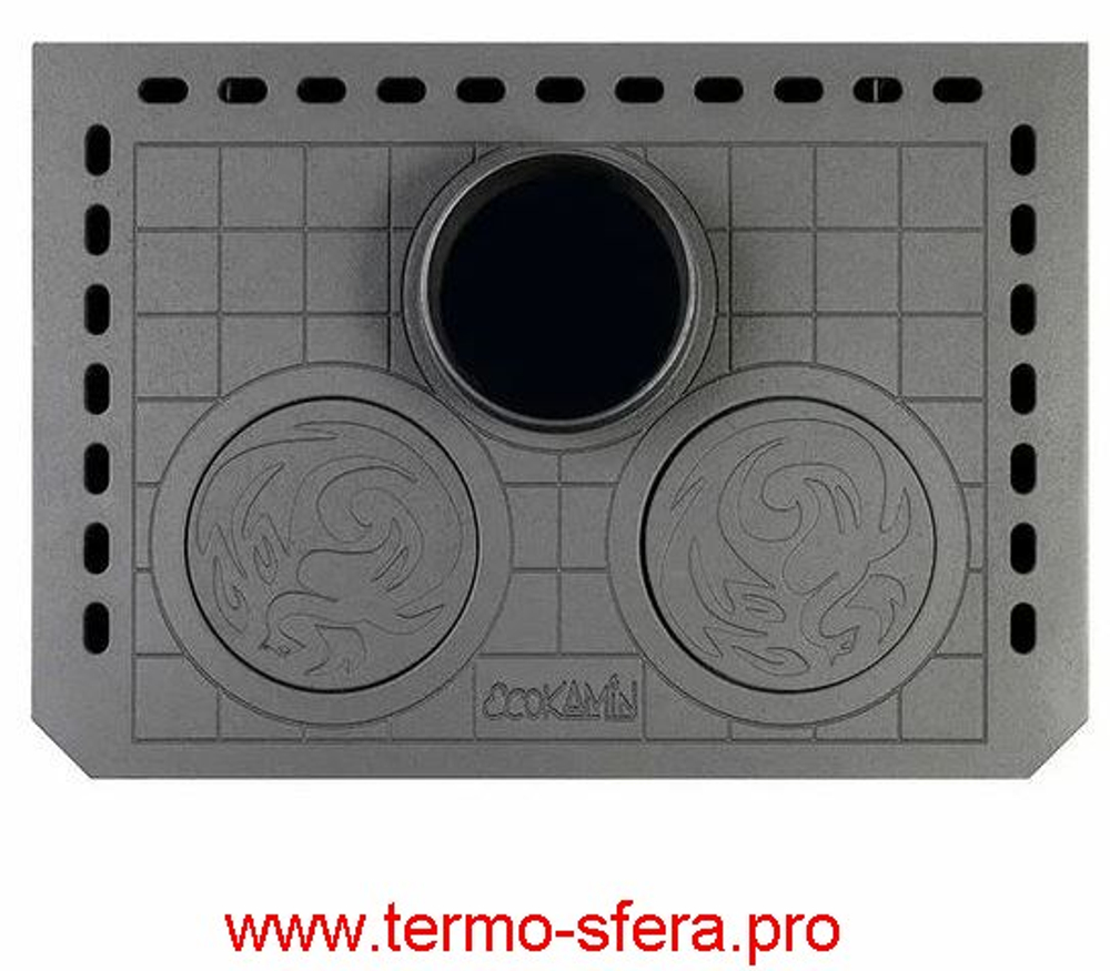 Печь-камин БАВАРИЯ с плитой