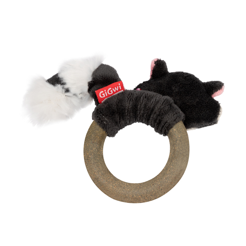 85049 Игрушка для кошек Енот с кольцом из мататаби 11 см, серия CATCH & SCRATCH ECO