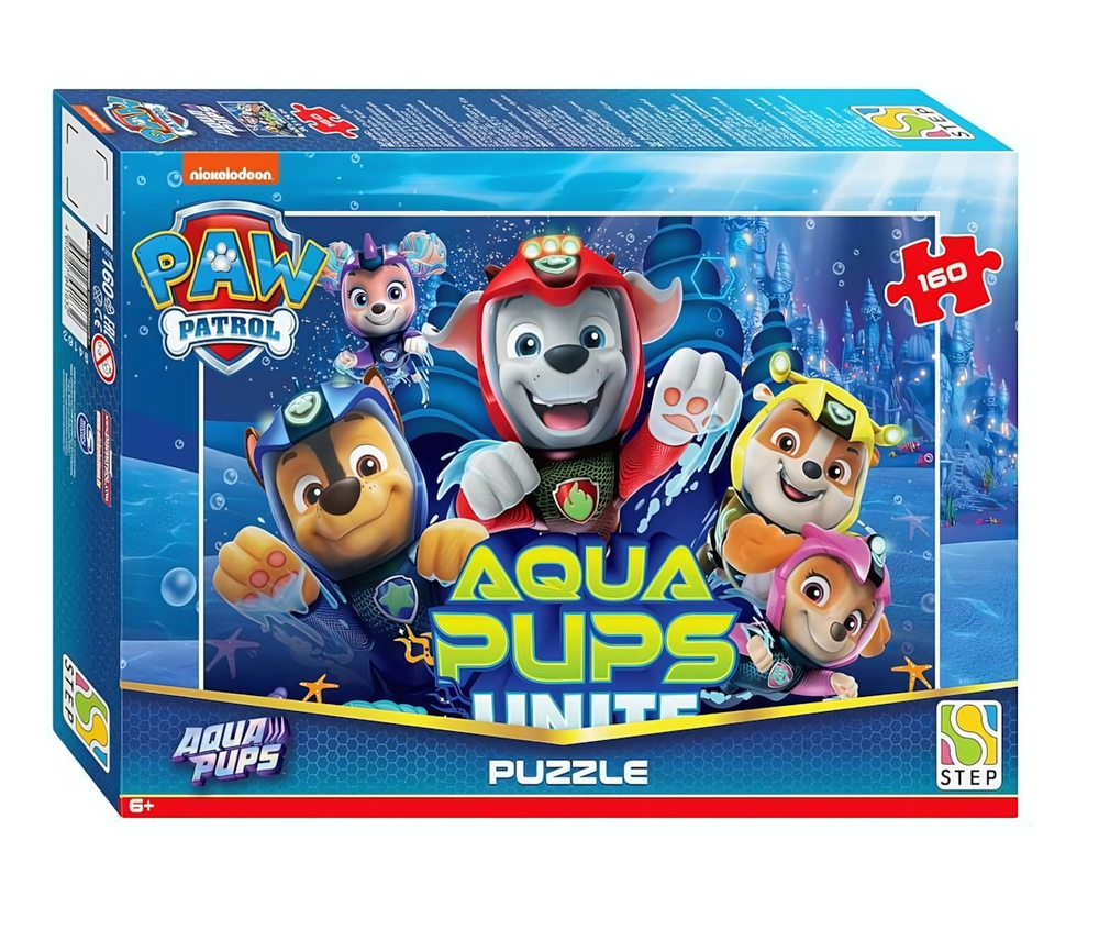 Пазл 160эл. "Щенячий патруль. Аква" (Никелодеон) (Степ пазл)