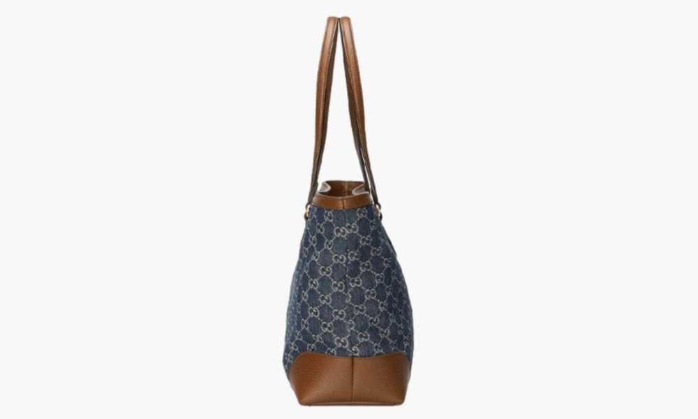Сумка Gucci Ophidia Tote Canvas Bag "Blue/Brown"