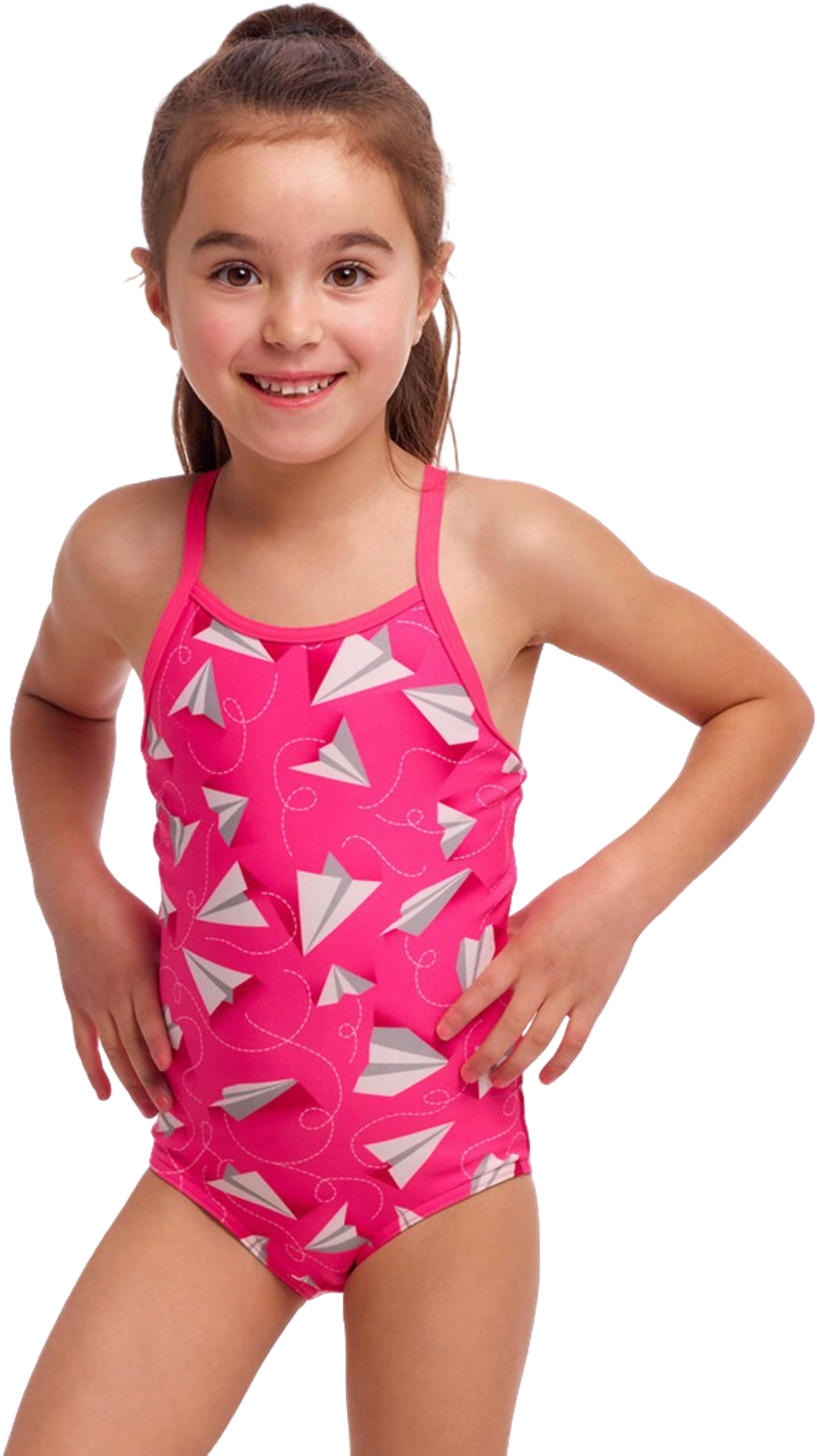 Купальник FUNKITA Toddler Girl's Paper Pink