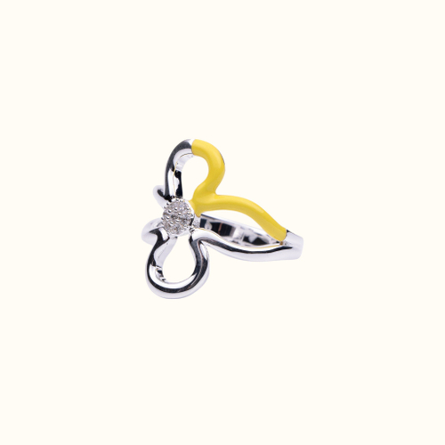 Кольцо Bloom Yellow