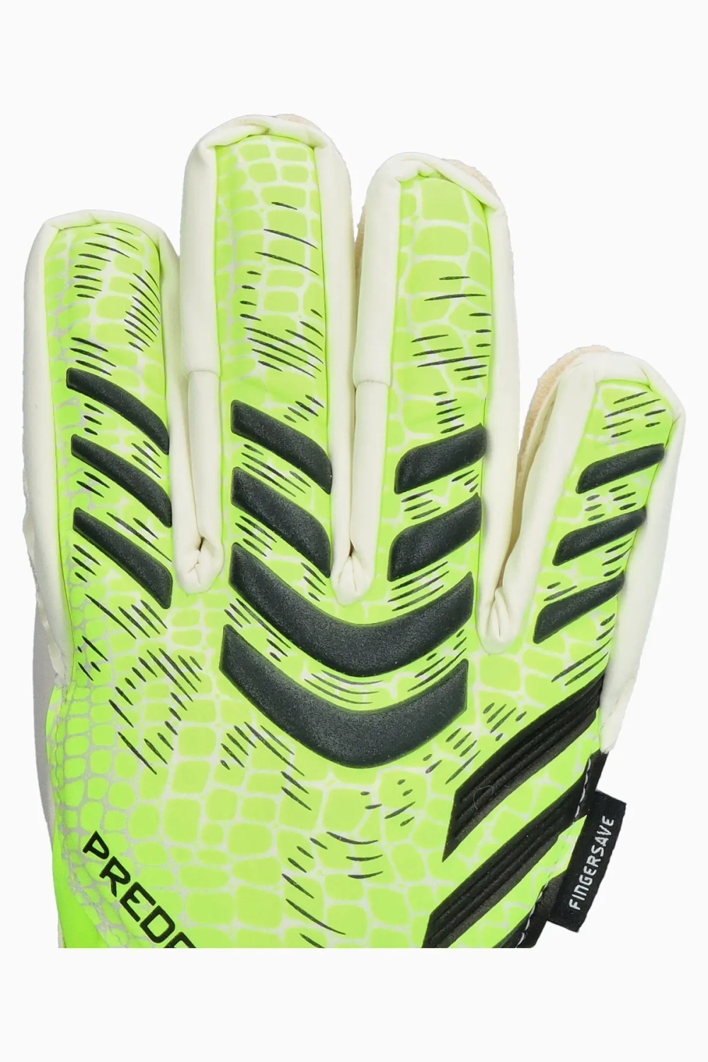 Вратарские перчатки adidas Predator Match Fingersave Junior - зеленый