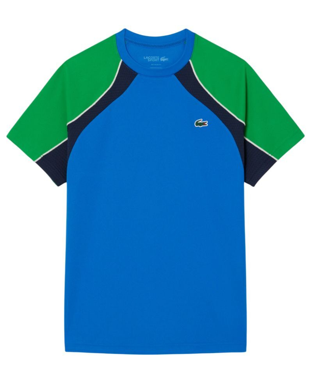 Теннисная футболка Lacoste Ultra Dry Colour-Block Tennis