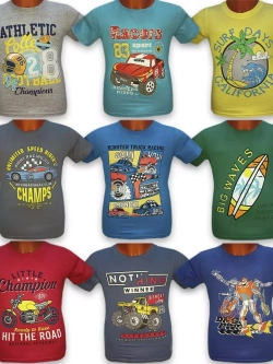 Футболка для садика и школы.Набор 9шт.мальчик