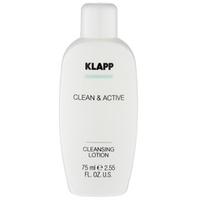 Очищающее молочко Klapp Clean&Active Cleansing Lotion 75мл