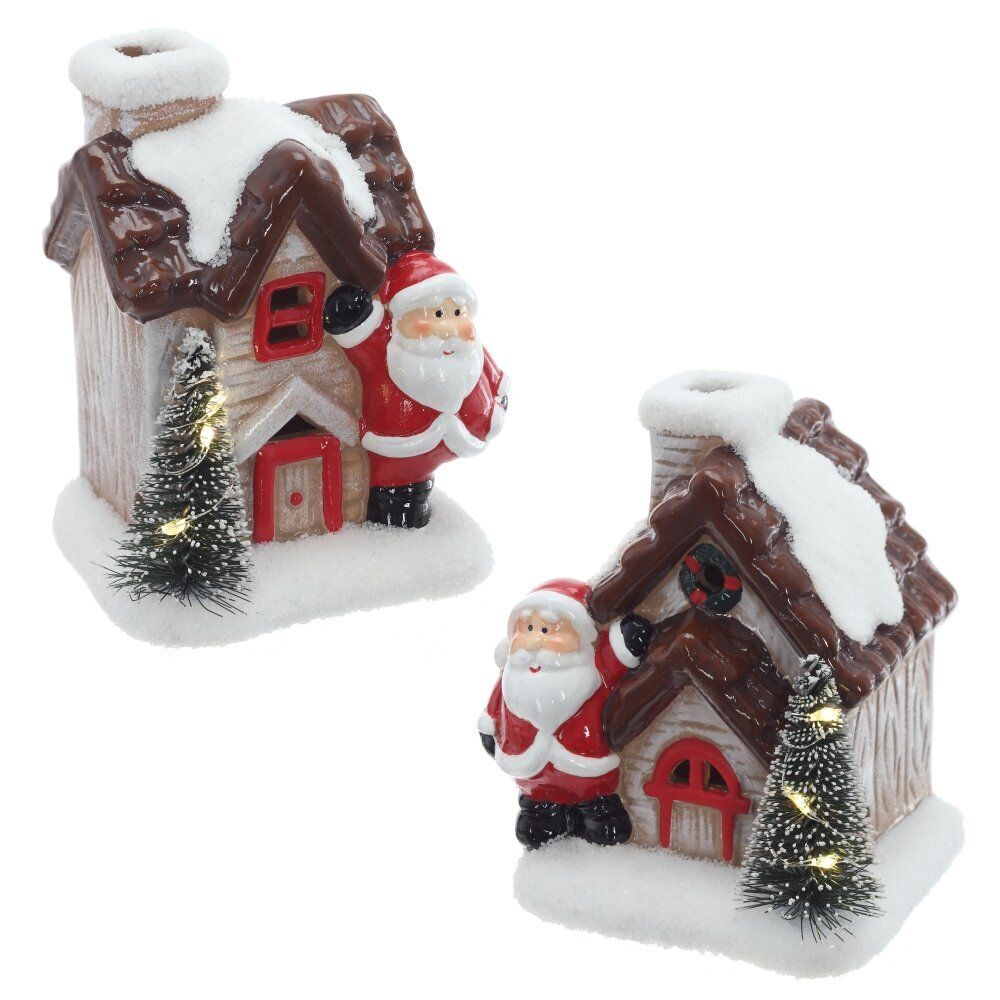 GAEM Фигурка декоративная "Домик" с подсветкой (2хLR44), L10 W10 H11 см, 2в.