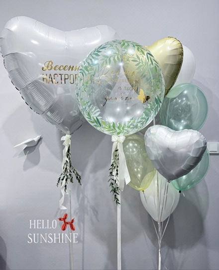 Набор шаров Нежное 8 марта №3