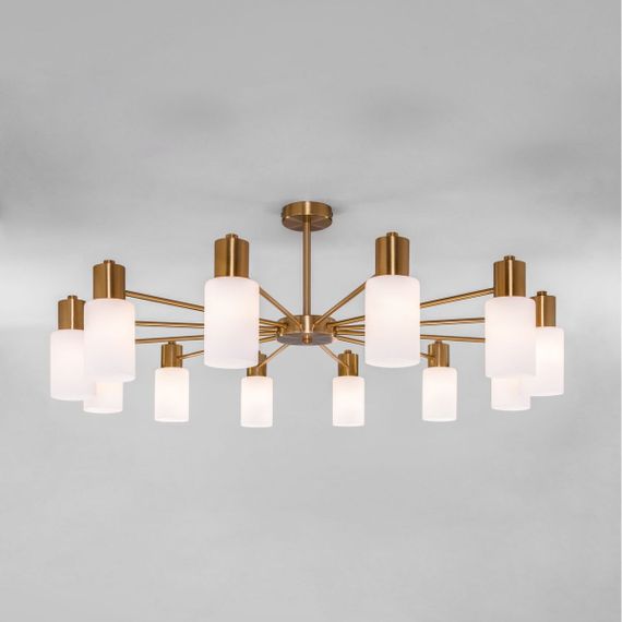 Потолочная люстра Eurosvet Vegga 70160/12 латунь Smart