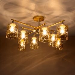 Citilux Клод CL137182 Люстра потолочная Золото