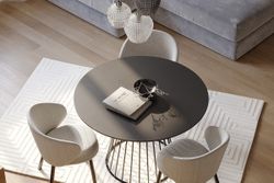 Стул Comfy, рогожка, топленое молоко