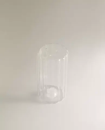 ZARA HOME СОЛОНКА ИЗ ТЕРМОСТОЙКОГО СТЕКЛА, ПРОЗРАЧНЫЙ