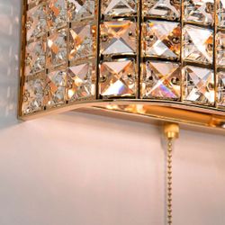 Citilux Портал CL324402 Бра хрустальное с выключателем Золото