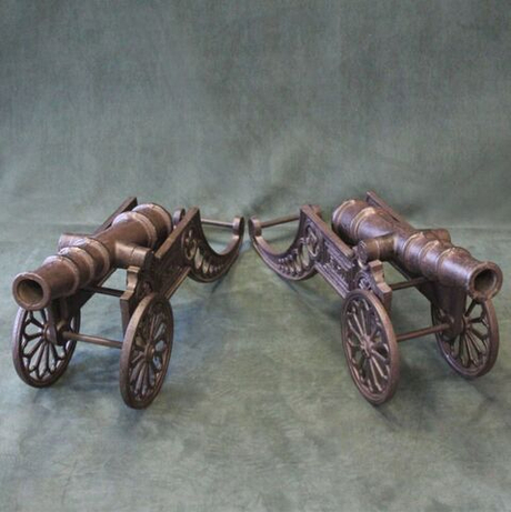 Винтаж: Большие старинные пушки 2 шт