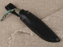 Нож для бушкрафта "Канадец", сталь VG-10/Elmax, рукоять G10 (олива)