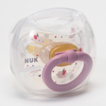 7454810 Соска-пустышка ортодонтическая, латекс, от 6 мес., в контейнере «Птички»