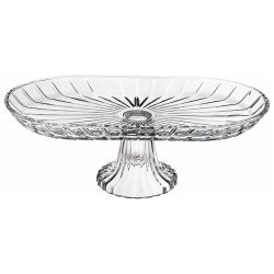 БЛЮДО НА НОЖКЕ ОВАЛЬНОЕ 33Х16Х12 СМ