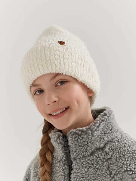 Шапка букле "Молоко"