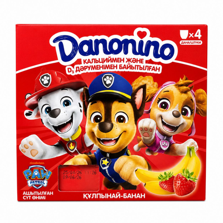 Йогурт Danonino клубника-банан 180 гр
