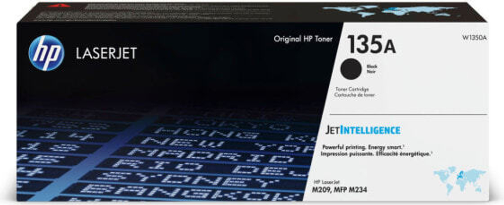Картридж тонерный черный 1 шт HP 135A