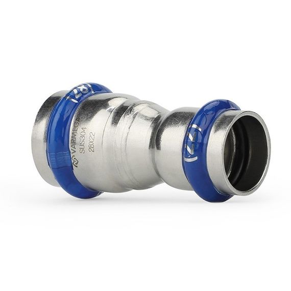 Муфта VARMEGA двухраструбная Inox Press переходная 35x28 — (1)