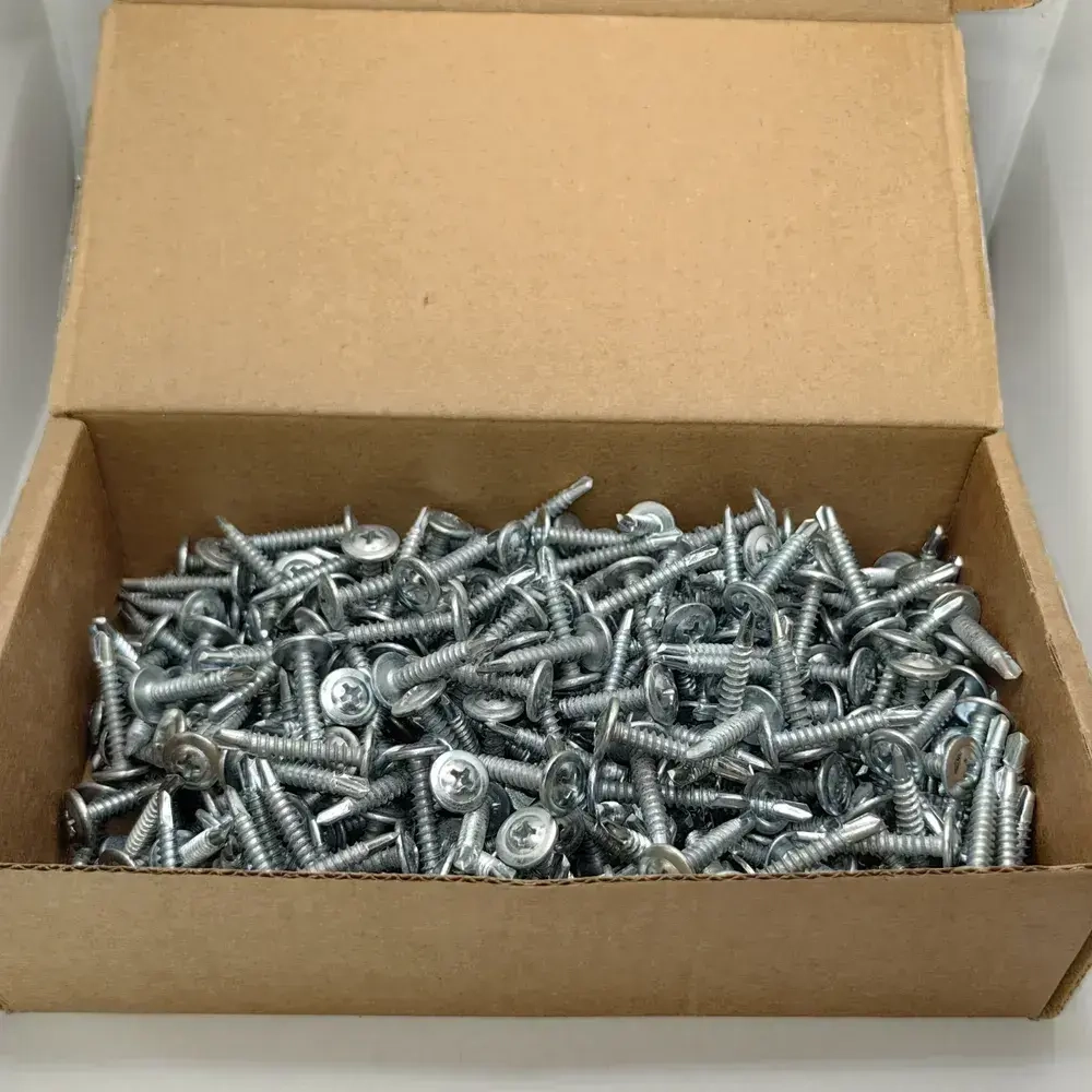 саморезы с прессшайбой 4.2х25 со сверлом оцинк. 1кг