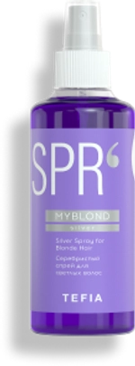 Серебристый спрей для светлых волос Myblond Tefia Silver Spray for Blonde Hair, 250 мл