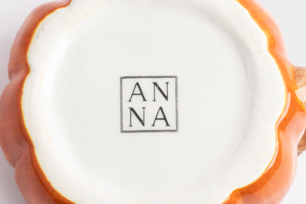 Кружка 340мл Anna Lafarg Bright pumpkin Тыква оранжевая
