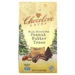 Chocolove, молочный шоколад с деревьями и арахисовой пастой, 200 г (7,05 унции)