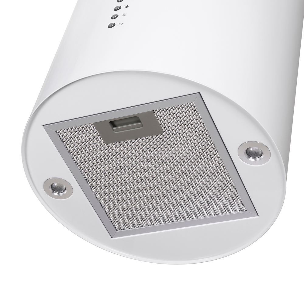 Кухонная вытяжка MAUNFELD Lee Light Isla 35 белый (в 1-й коробке)