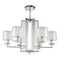 Подвесная люстра Crystal Lux Nicolas SP-PL6 Nickel/White